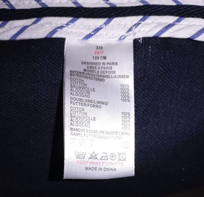 Vaste caban bleu marine Jacadi 
T. 8 ans - photo numéro 8