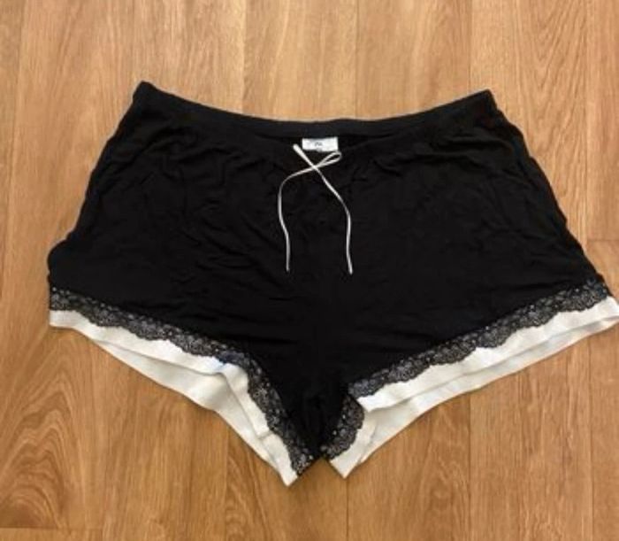 Short pyjama noir M