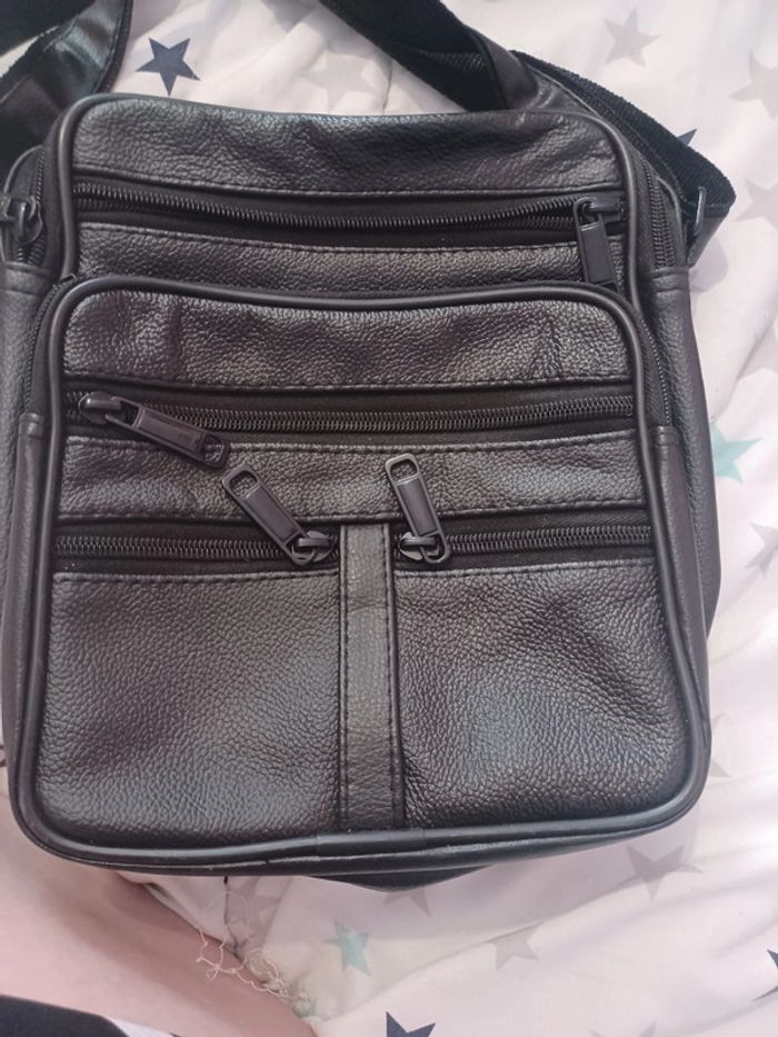 Sacoche homme noir