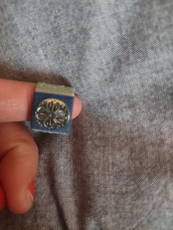 Bague argenté bleue Promod