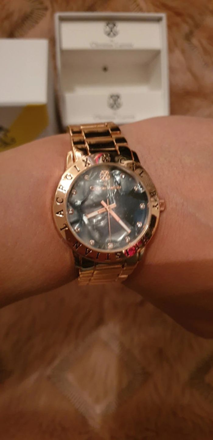 Montre doré rosé Christian Lacroix CXL - photo numéro 8