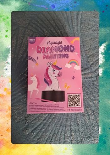 🦄 Kit Diamond Painting Licorne  Veilleuse Enfant 🌈
