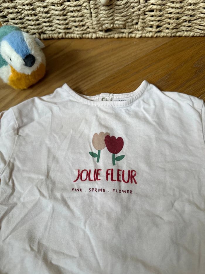 T-shirt manches longues Kiabi 9 mois - photo numéro 2