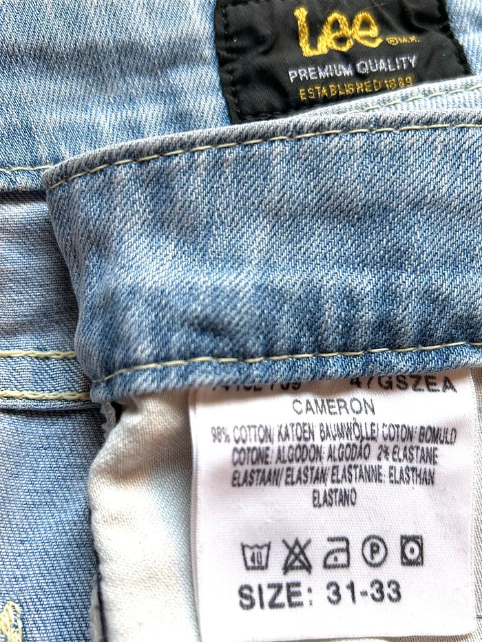 Jean Marque LEE « Cameron» en denim stretch aspect délavé - photo numéro 6