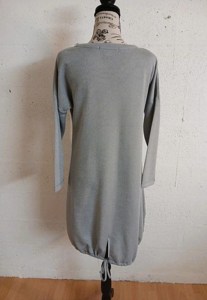 🖤 Robe sweat gris pailleté Urban by Venca – Taille M – Très bon état - photo numéro 4