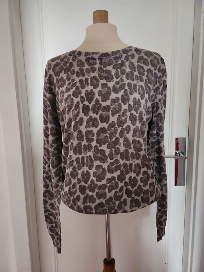 Pull col rond monoprix