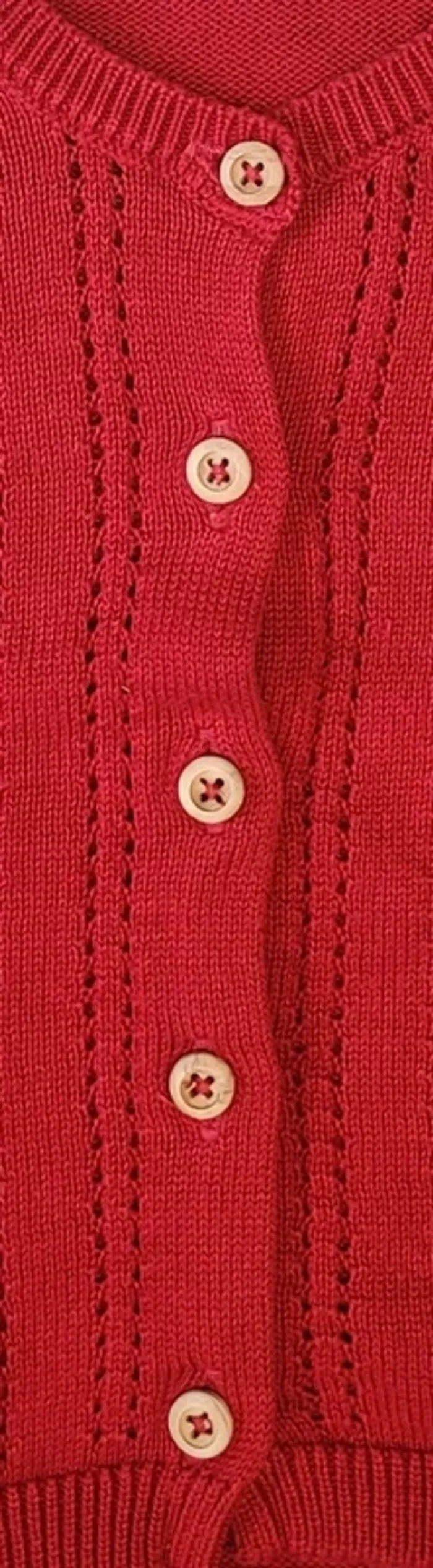 Gilet rouge - Taille 12mois - photo numéro 3