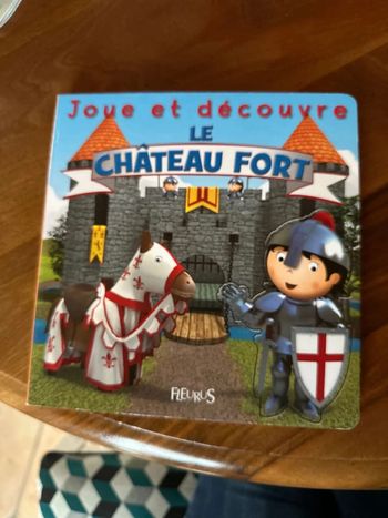 Jouer des couplets, châteaux forts, Fleurus, page épaisse, cartonnée, un livre jeux