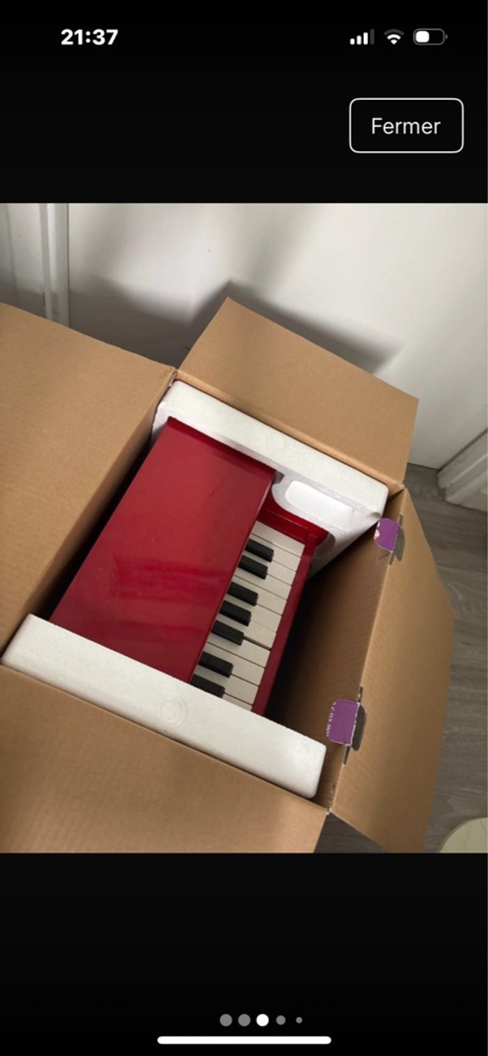 Piano Bébé Delson rouge - photo numéro 7