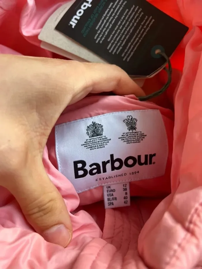 Veste Sans Manches Barbour Rose 38 M - photo numéro 3