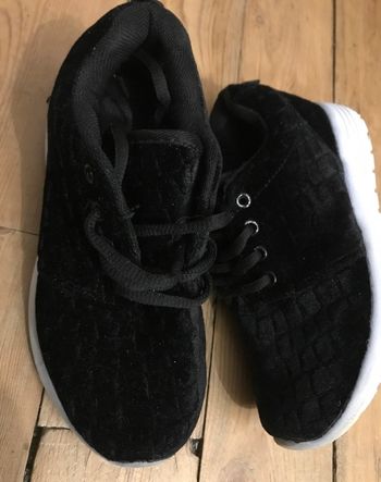 Baskets velours reptile 30