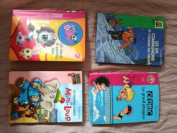Lot de 4 livres enfants la bibliothèque rose