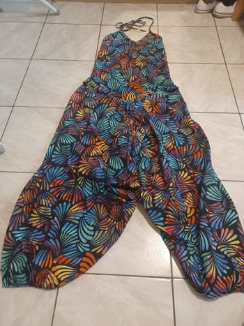 Combinaison sarouel tropical 