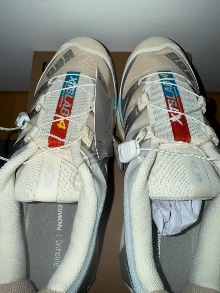 Salomon XT-4 OG Vanilla Ice Ballad blue Tender Peach - photo numéro 8