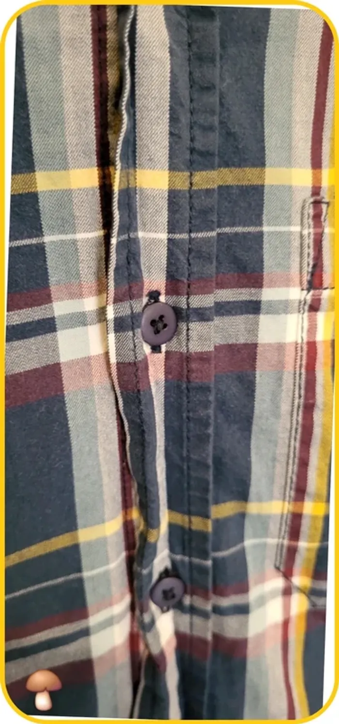 Chemise à carreaux bleu Cargo homme taille L – style casual - Très bon état - photo numéro 4