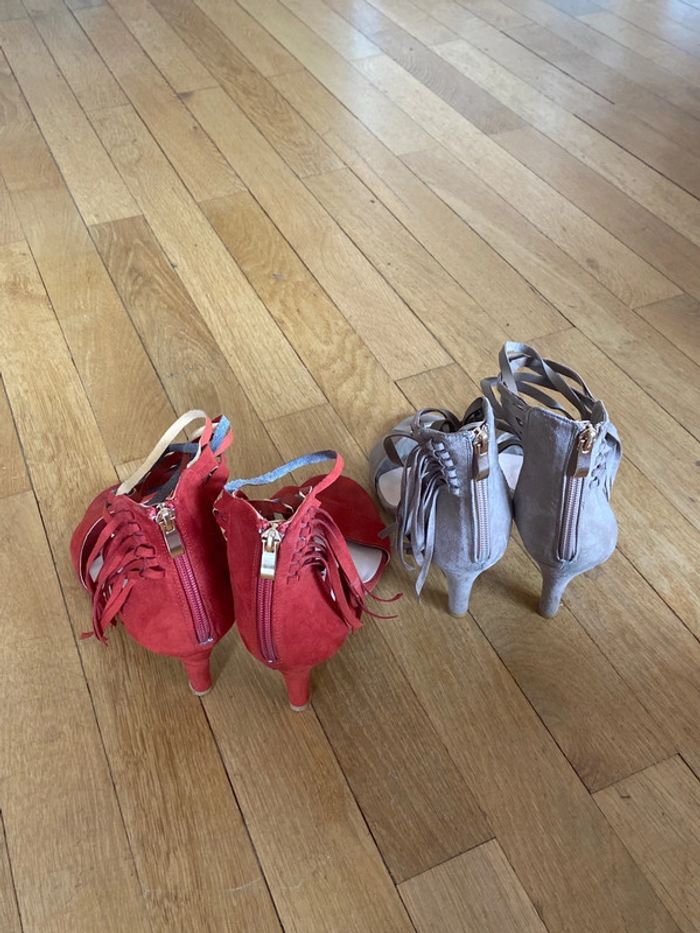 Lot de 2 paires de chaussures à talons - photo numéro 2