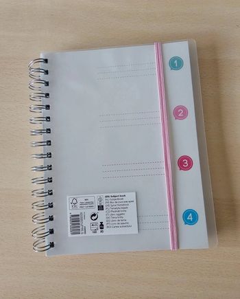 Bloc de cours avec spirale A5