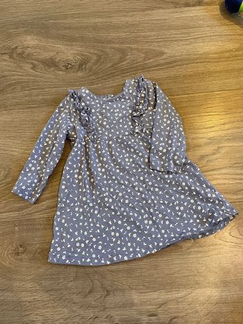 Robe fleuri manche longue 12 mois