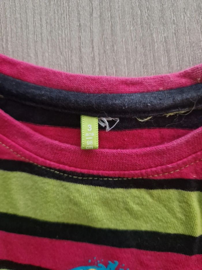 Tee shirt rayé - photo numéro 3