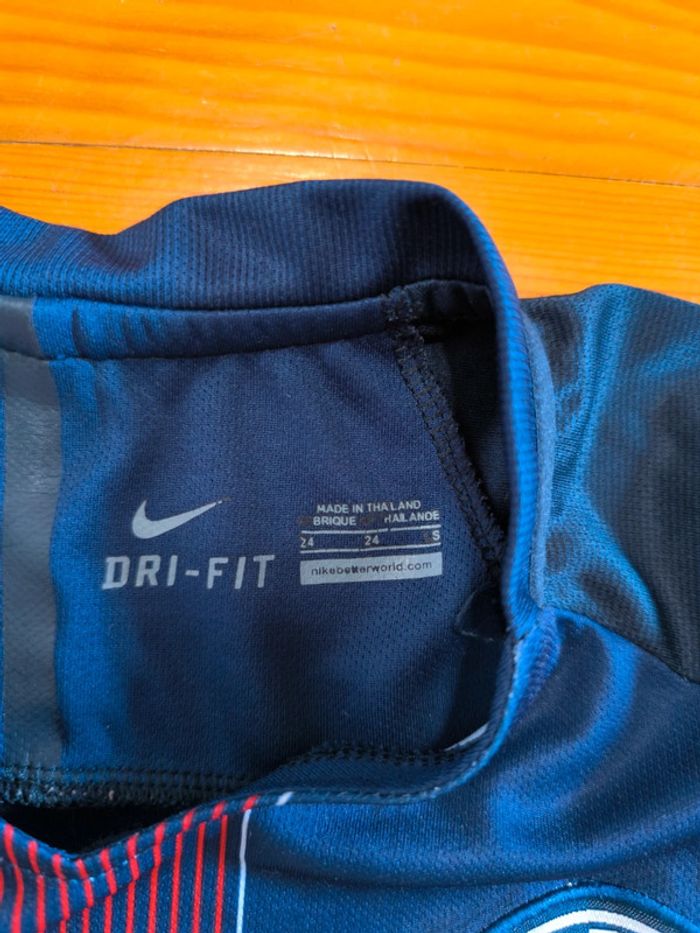 Maillot de foot du PSG - 2016 - Nike - Marine/rouge - Taille S (24) enfant - photo numéro 6