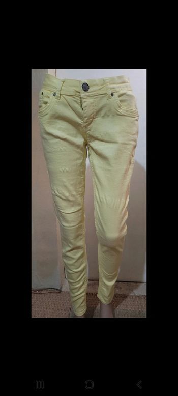 Jean jaune, taille 38