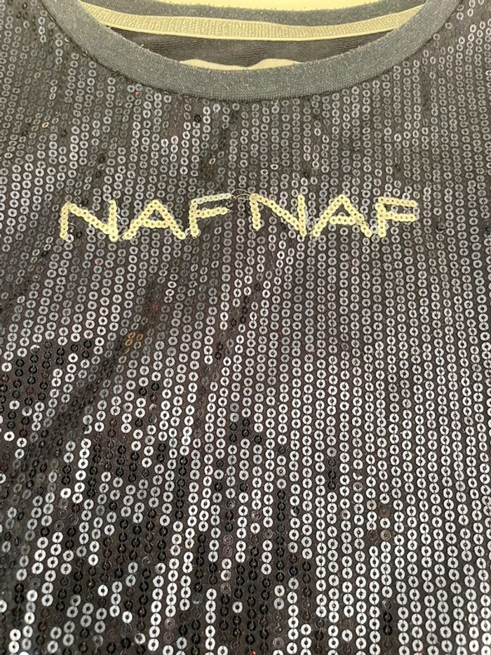 Naf naf Sweat bleu marine T10ans - photo numéro 3