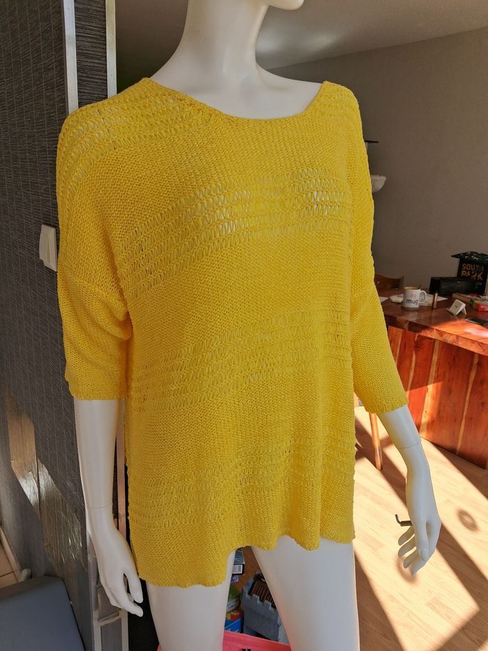 Pull jaune Jacqueline Riu - photo numéro 2