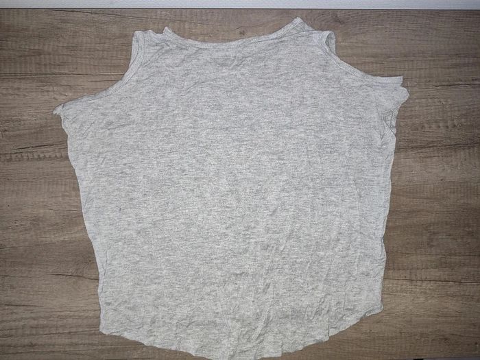 T shirt gris 8 ans Punkidz " Pretty look " - photo numéro 2