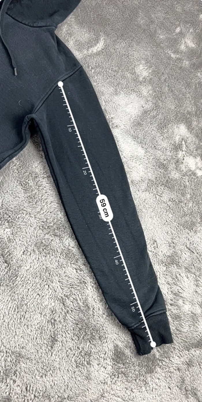 Pull sweat à capuche The North Face logo brodé Noir Taille S - photo numéro 5