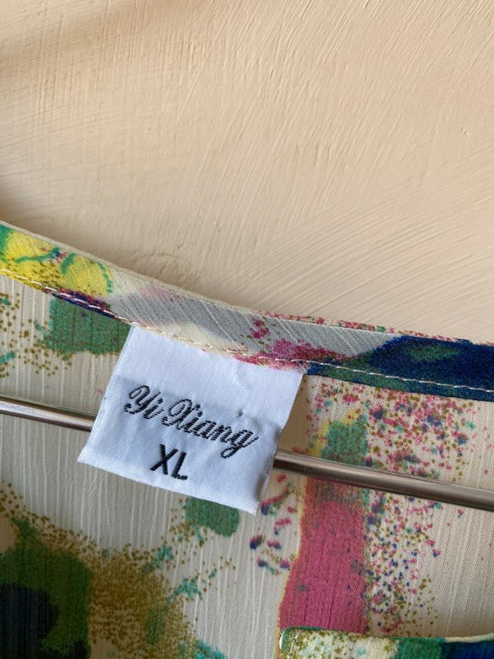 Robe voile brodé multicolore Yi Xiang XL - photo numéro 12