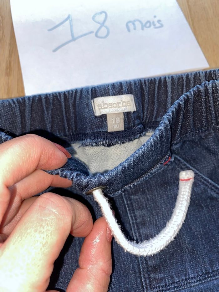 Jean à taille élastique – Absorba – 18 mois
