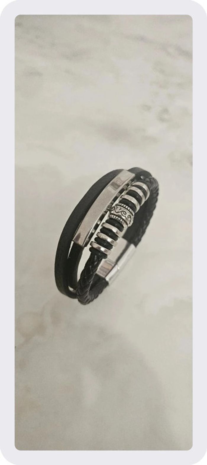 Bracelet en cuir pour hommes
