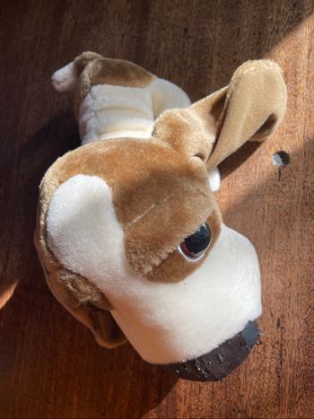 Peluche doudou chien