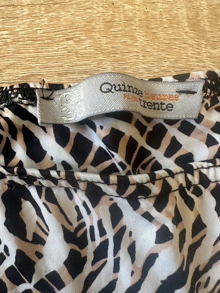 Pantalon fluide zébré - photo numéro 2