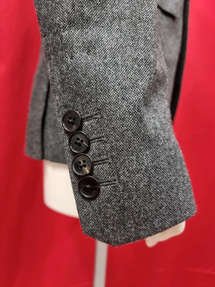 Zadig & Voltaire blazer Viks wool gris * T44 * unisexe - photo numéro 8