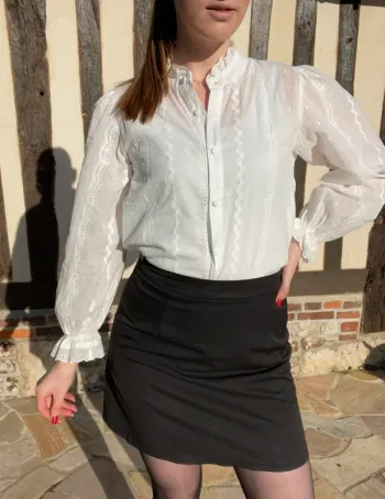 Chemisier dentelle