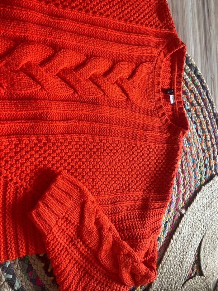 Pull orange - photo numéro 3