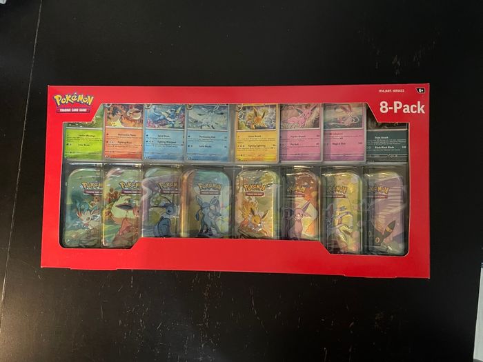 Coffret Costco Mini Tin EV8.5 Prismatic Evolutions - version Anglaise 🇬🇧