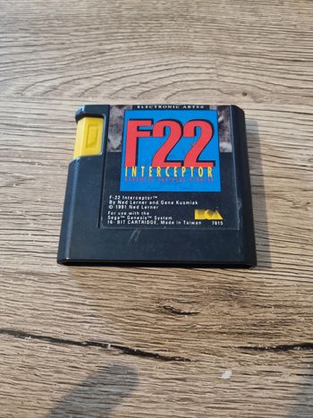 f22 interceptor advanced tactical fighter sega Genesis