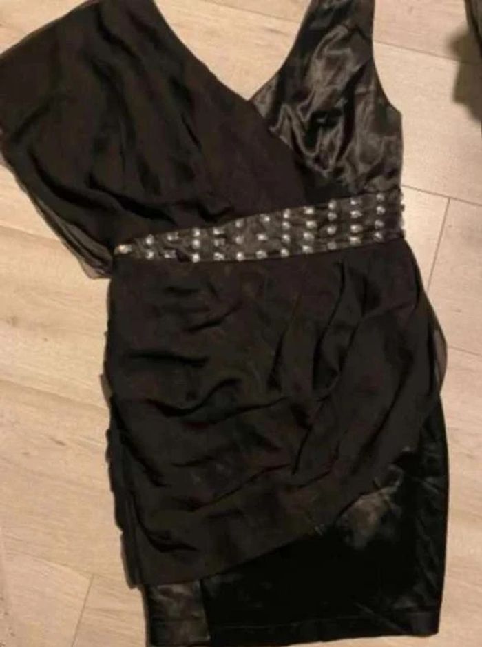 Robe de cocktail fêtes habillée soirée femme marque Pussycat London neuve XL 42 14 noir - photo numéro 2