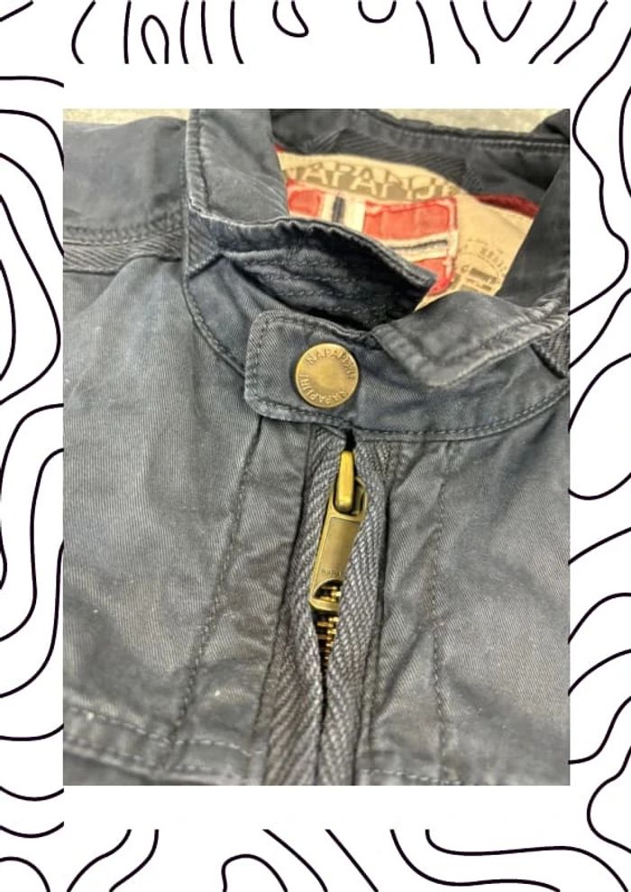 Veste bleu marine napapijri - taille M - photo numéro 6