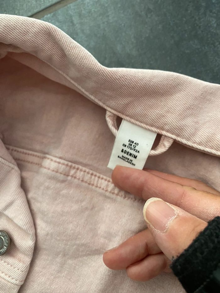 Veste en jeans, taille 40 - photo numéro 3