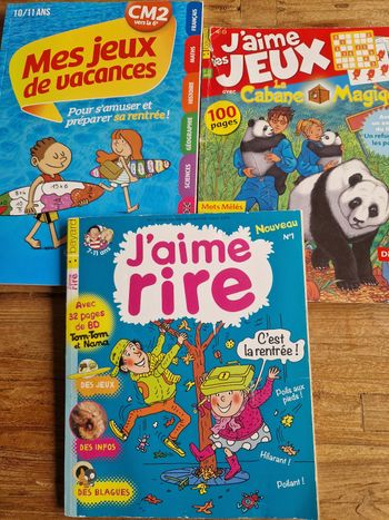Lot de 3 livres jeux / révisions