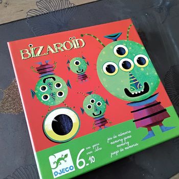 Jeu de mémoire mémoire Bizaroid Djeco