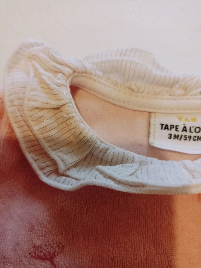 Pyjama velours 3 mois - photo numéro 4