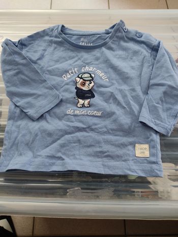 T-shirt manches longues 6 mois
