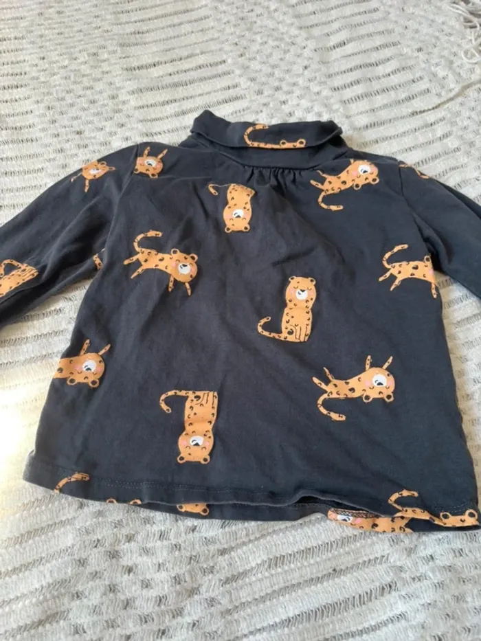 Tee shirt fille manches longues 23 mois Tex - photo numéro 2