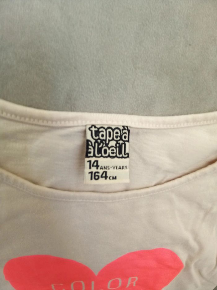 Tee shirt manches longues fille Tape à l'oeil 14 ans - photo numéro 3