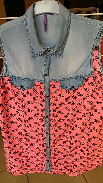 Chemisier sans manches 16 ans