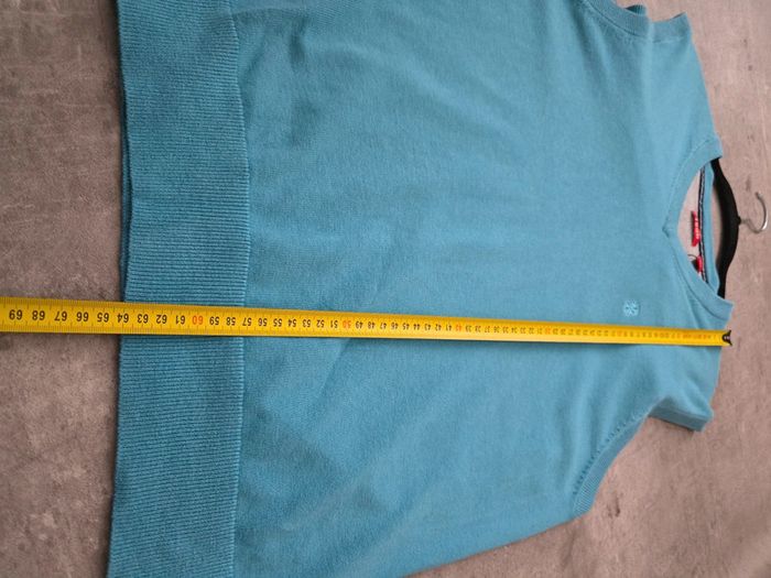 Pull chandail sans manche Izod turquoise taille L – Élégant et confortable - photo numéro 7